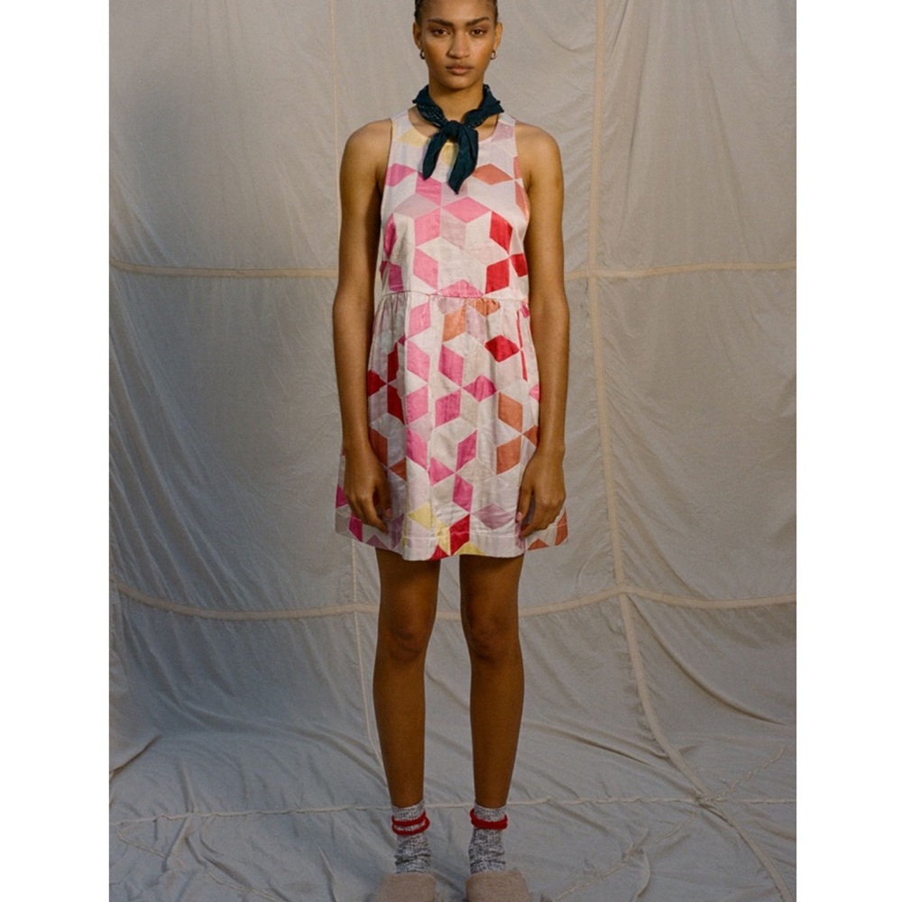 Urban Outfitters Kimchi Blue Milly Silky Quilted Halter Dress size XS NWT